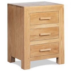Quebec 3 Drawer Side Table